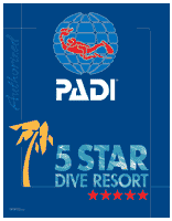 PADI 5 stars dive center resort
